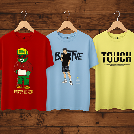 Buy 3 T shirts Combo @999