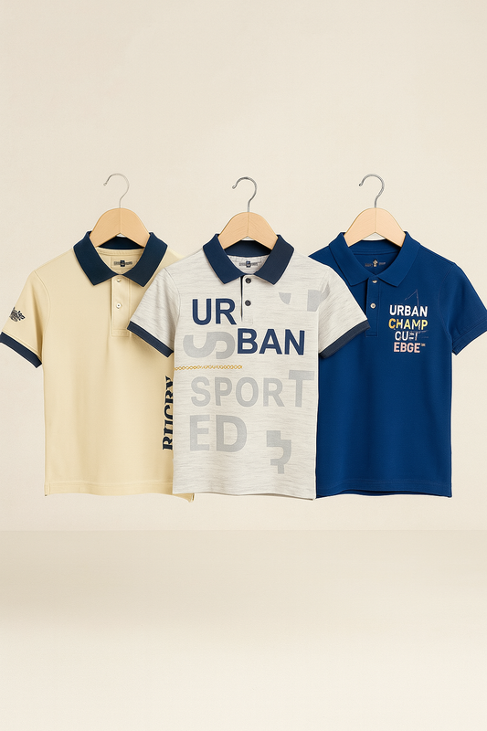 Buy 3 Polo T shirts Combo @1299