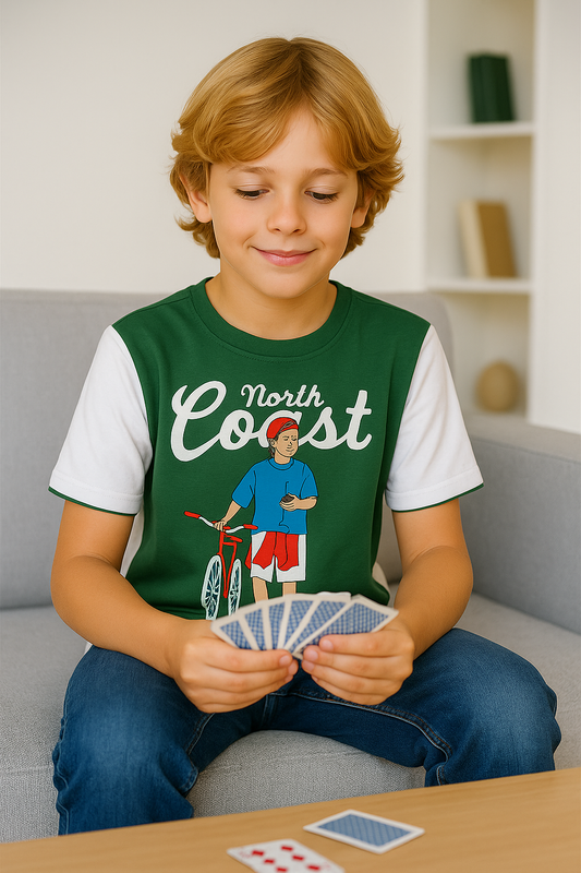 Cool Graphics Cotton T-shirt-Casual Wear for Kids – Perfect Fit & Comfort
