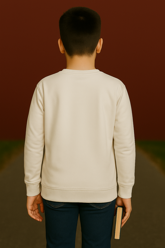 White Graphic T-Shirt for Boys – Trendy Cotton Wear