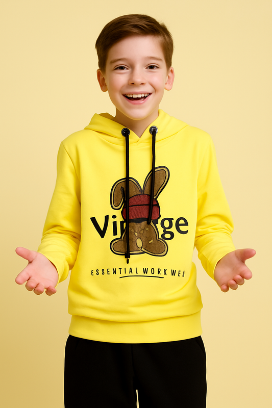 Boy's Hood T-Shirt – Soft & Stretch Fit