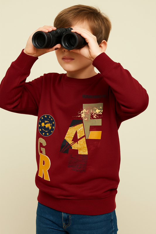 Kids T-Shirt – Full Sleeve-Tencel Looper -Boy's Winter Wear