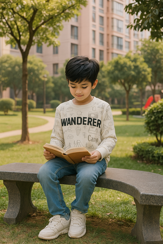 White Boy's T-Shirt – Classic Look for Every Occasion