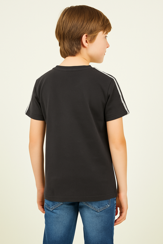 "Sunpoint" Graphics Cotton Spandex Tee for Kids – All Day Comfort