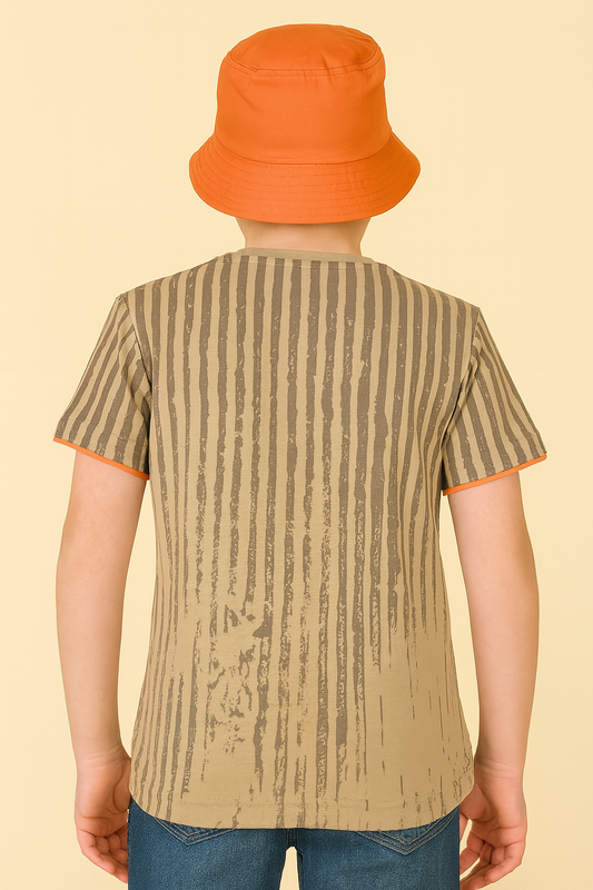 “BOSS” Printed Boy's T-Shirt-All Day Comfort