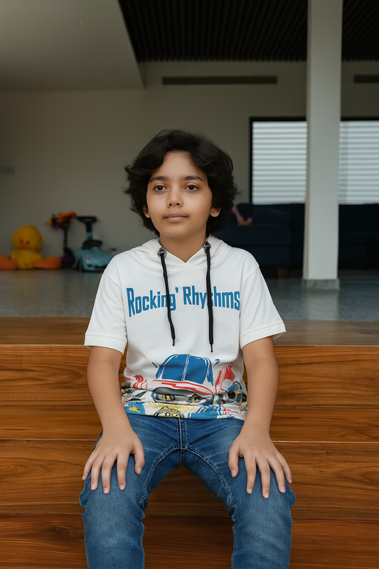 Cotton Lycra Boy's Tee– Soft Stretch & Premium Look