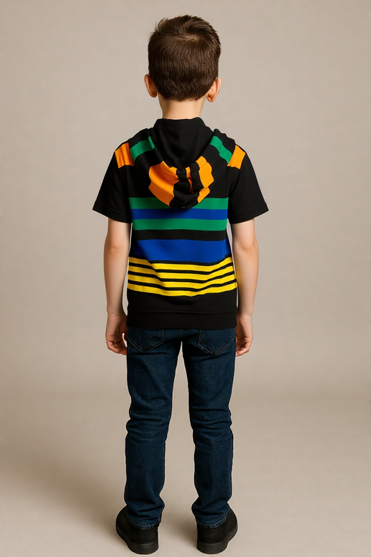 Boy's Hood T-Shirt – Ultra Soft & Stretch Fit