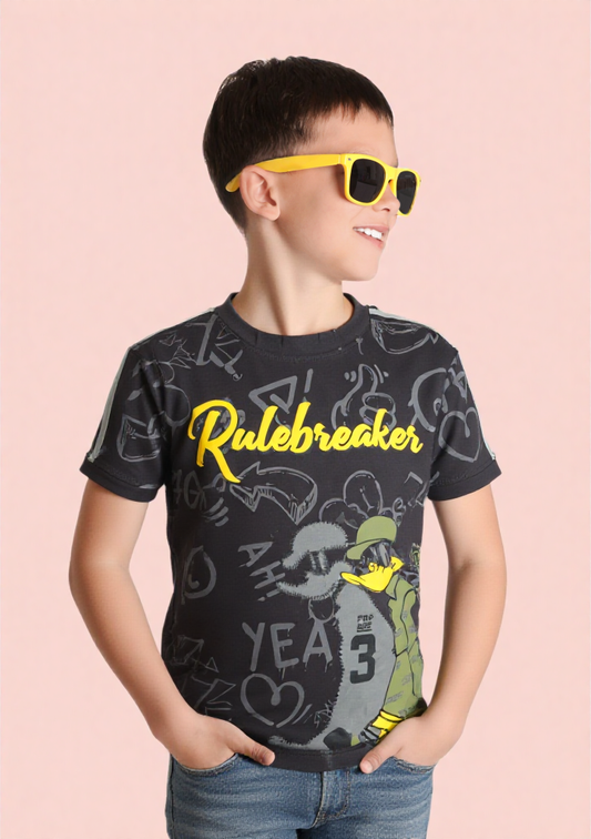 Round Neck Kids Tee – Stylish Everyday Fit