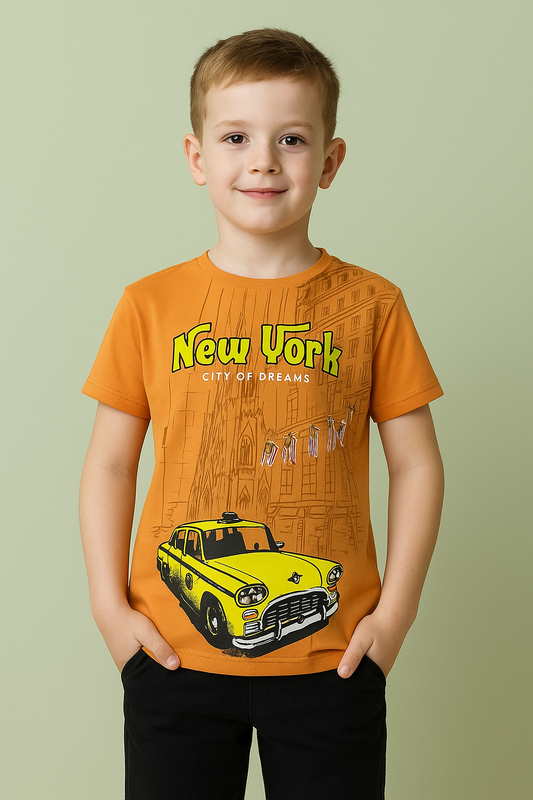 Stretch Fit Half Sleeve T-Shirt – Kids Everyday Style