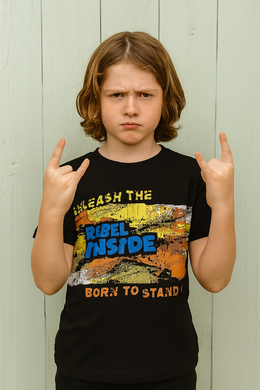 Ultra Stretchy Kids Tee – Looper + Lycra Comfort