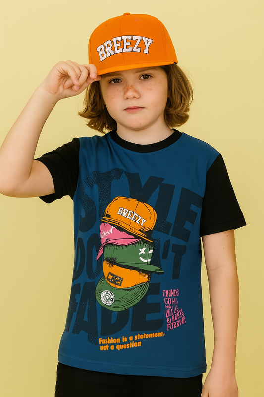 Modern Prints Tee - Perfect Fit-Vibrant Colors – Half Sleeve with Comfy Fabric