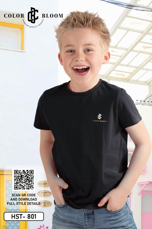 Round neck Cotton stretch Half Sleeve Tshirt - Customize as per your need