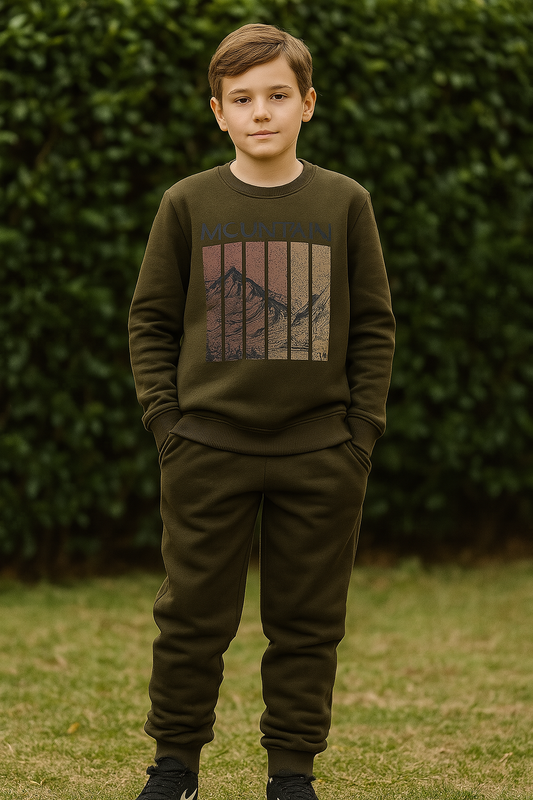 Cozy Looper Knit Tracksuit-Kids Wear
