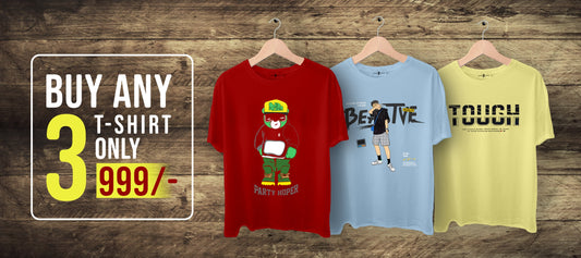 Buy 3 T shirts Combo @999