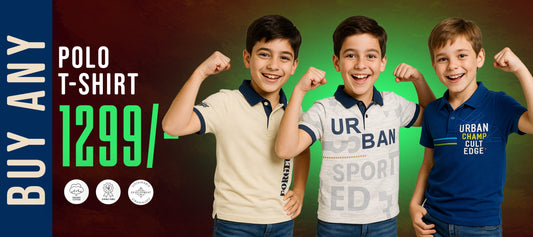 Buy 3 Polo T shirts Combo @1299