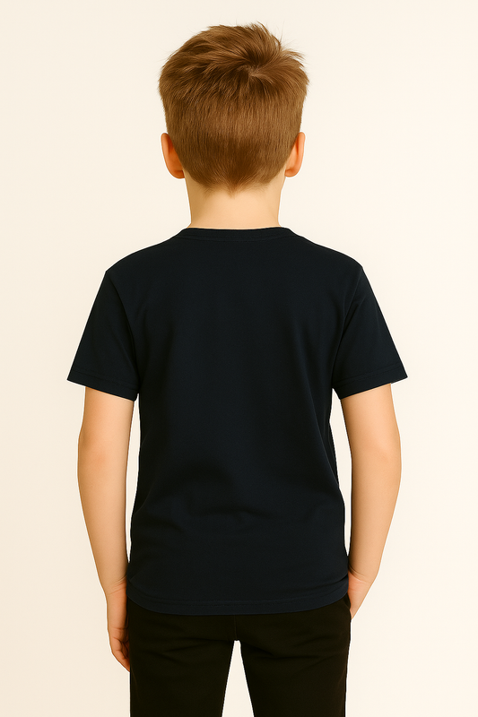 Kids Cotton Rich T-Shirt – Solid Colors for Daily Use
