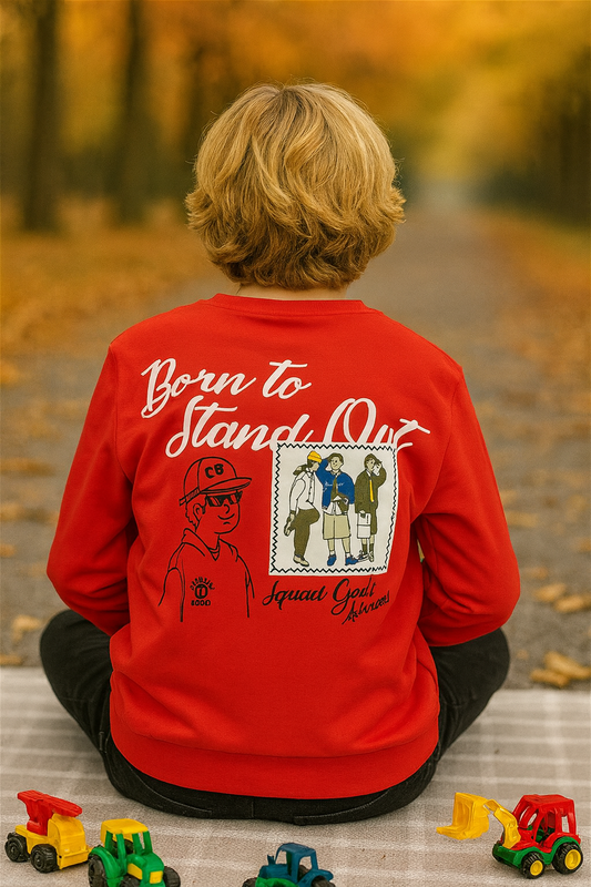 Kids Full Sleeve T-Shirt Back Print – Cool Graphics for Boys