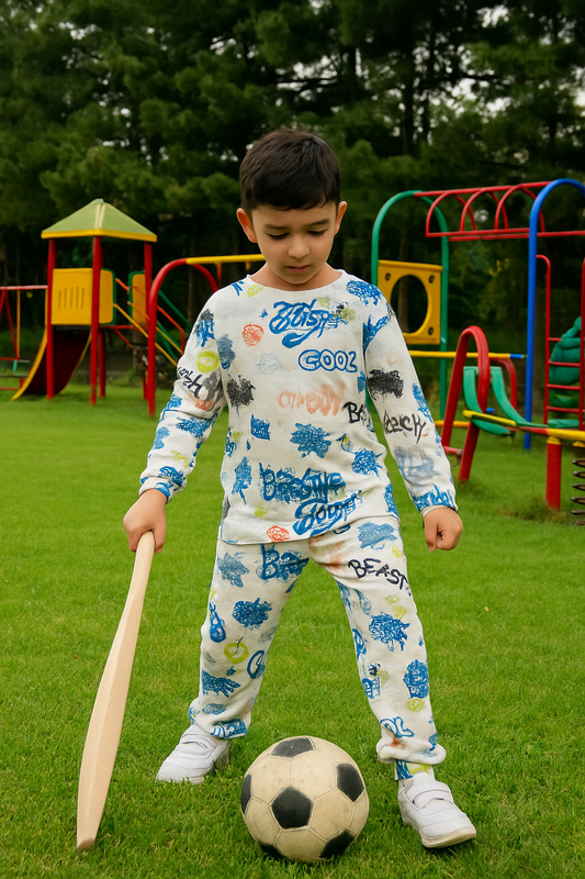 Modern Prints Cord Set-Daily wear-Lycra Fabric