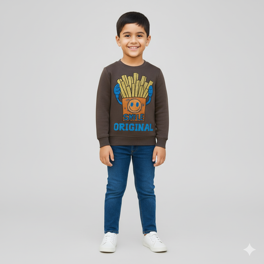 Cotton Fabric T-Shirt for Kids – Perfect Winter Choice